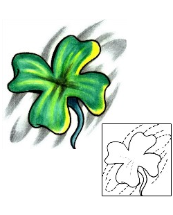 Irish Tattoo Plant Life tattoo | S4F-00085