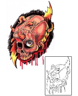 Evil Tattoo Horror tattoo | S4F-00097