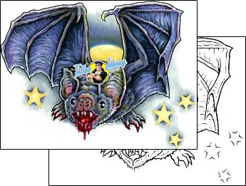 Bat Tattoo horror-tattoos-sean-mackay-s5f-00010
