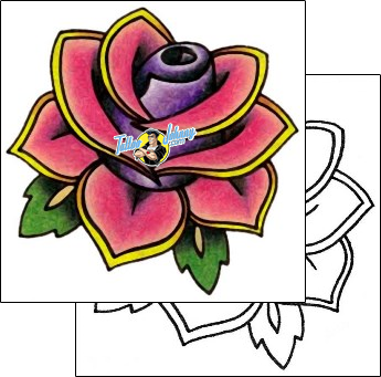 Flower Tattoo plant-life-flowers-tattoos-shelley-keller-s7f-00029