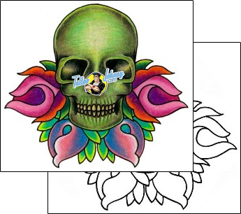 Skull Tattoo horror-skull-tattoos-shelley-keller-s7f-00036