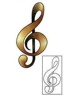 Music Tattoo Miscellaneous tattoo | S7F-00069