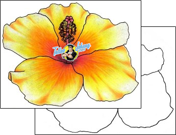 Flower Tattoo plant-life-flowers-tattoos-shelley-keller-s7f-00109
