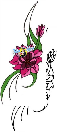 Flower Tattoo plant-life-flowers-tattoos-sunshine-s9f-00012
