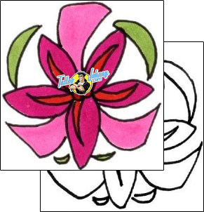 Flower Tattoo plant-life-flowers-tattoos-sunshine-s9f-00013