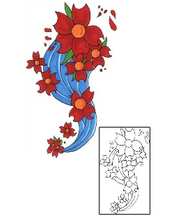 Cherry Blossom Tattoo Plant Life tattoo | S9F-00017