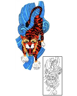 Tiger Tattoo Animal tattoo | S9F-00031