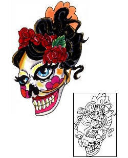 Day of the Dead Tattoo Ethnic tattoo | S9F-00051