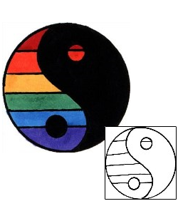 Yin Yang Tattoo Miscellaneous tattoo | S9F-00076