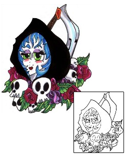 Reaper Tattoo Horror tattoo | S9F-00087