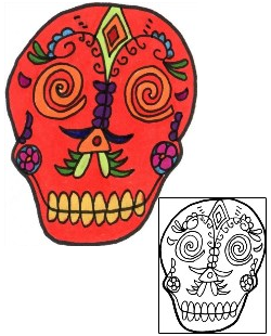 Day of the Dead Tattoo Ethnic tattoo | S9F-00088