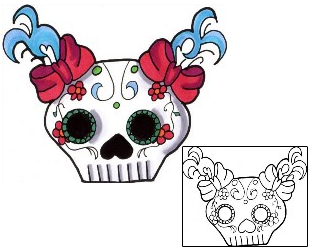 Day of the Dead Tattoo Ethnic tattoo | S9F-00127