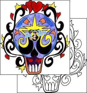 Mexican Tattoo ethnic-mexican-tattoos-sunshine-s9f-00132