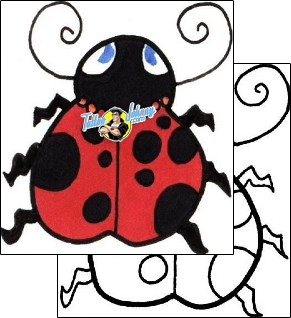 Ladybug Tattoo insects-ladybug-tattoos-sunshine-s9f-00157