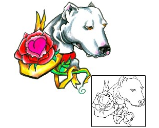Dog Tattoo Animal tattoo | S9F-00183