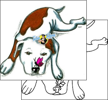 Dog Tattoo animal-dog-tattoos-sunshine-s9f-00187