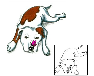 Dog Tattoo Animal tattoo | S9F-00187