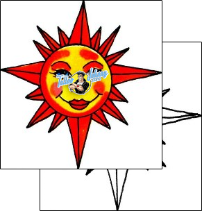 Celestial Tattoo astronomy-celestial-tattoos-sunshine-s9f-00214