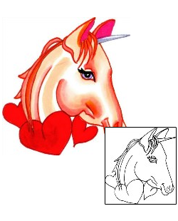 Unicorn Tattoo Animal tattoo | S9F-00220