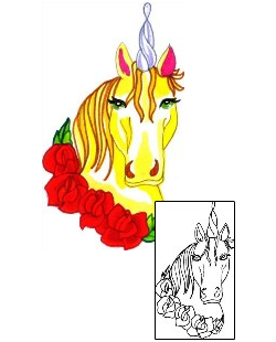 Unicorn Tattoo Animal tattoo | S9F-00221