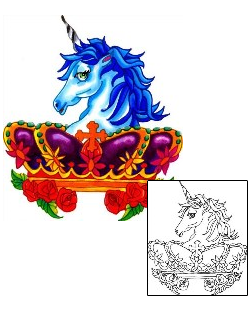 Crown Tattoo Animal tattoo | S9F-00224