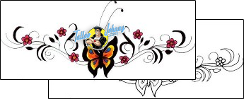 Butterfly Tattoo for-women-lower-back-tattoos-sunshine-s9f-00233