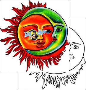Celestial Tattoo astronomy-celestial-tattoos-sunshine-s9f-00235