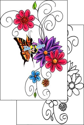 Butterfly Tattoo insects-butterfly-tattoos-sunshine-s9f-00245