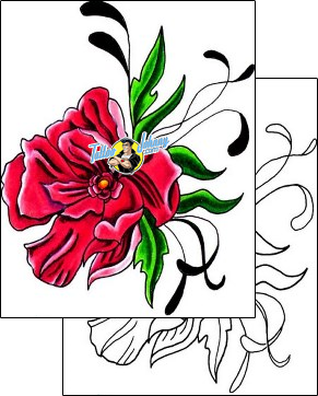 Flower Tattoo plant-life-flowers-tattoos-sunshine-s9f-00247