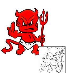 Devil - Demon Tattoo Horror tattoo | S9F-00266