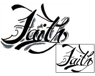 Faith Tattoo S9F-00273