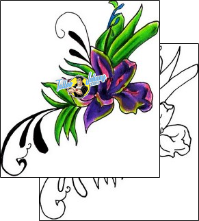 Flower Tattoo plant-life-flowers-tattoos-sunshine-s9f-00277