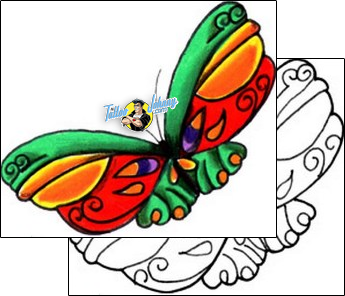 Butterfly Tattoo insects-butterfly-tattoos-sunshine-s9f-00279