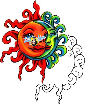 Celestial Tattoo astronomy-celestial-tattoos-sunshine-s9f-00280