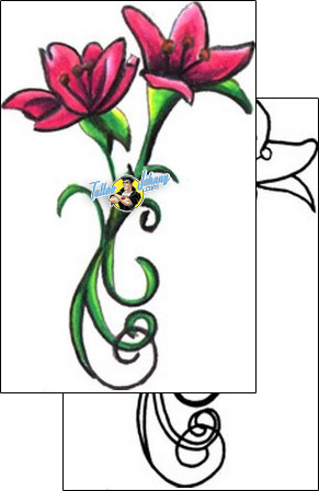Flower Tattoo plant-life-flowers-tattoos-sunshine-s9f-00282