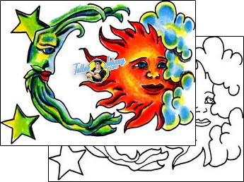 Celestial Tattoo astronomy-celestial-tattoos-sunshine-s9f-00287