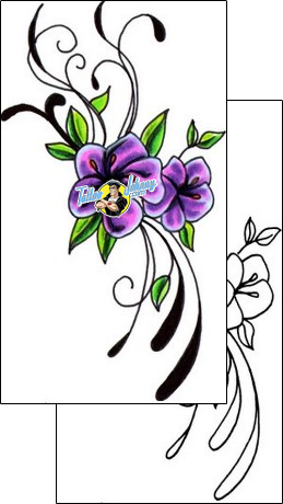 Flower Tattoo plant-life-flowers-tattoos-sunshine-s9f-00292