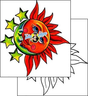 Celestial Tattoo astronomy-celestial-tattoos-sunshine-s9f-00300