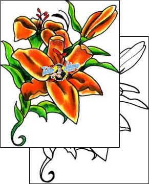 Flower Tattoo plant-life-flowers-tattoos-sunshine-s9f-00301