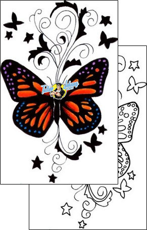Butterfly Tattoo insects-butterfly-tattoos-sunshine-s9f-00317