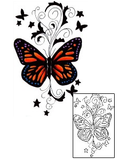 Butterfly Tattoo Insects tattoo | S9F-00317