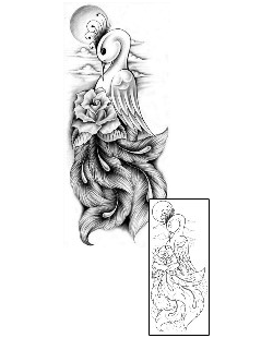 Bird Tattoo Plant Life tattoo | SAF-00013