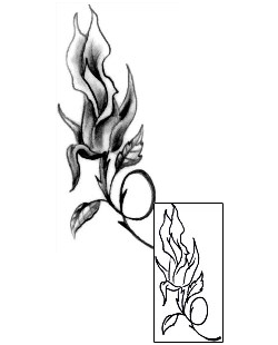 Rose Tattoo Plant Life tattoo | SAF-00018
