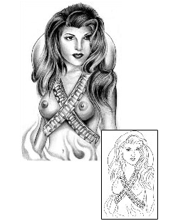 Breast Tattoo Mythology tattoo | SAF-00021