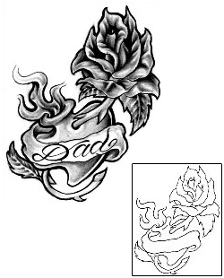 Rose Tattoo Religious & Spiritual tattoo | SAF-00045