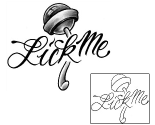 Picture of Lick Me Tattoo