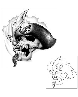 Pirate Tattoo Miscellaneous tattoo | SAF-00092