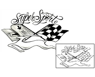 Racing Tattoo Super Sport Tattoo
