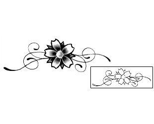 Flower Tattoo Plant Life tattoo | SAF-00140