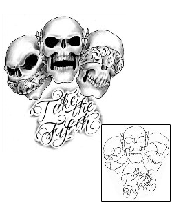Picture of Horror tattoo | SAF-00144